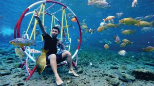 Keterangan Gambar: Salah satu foto di dalam umbul ponggok