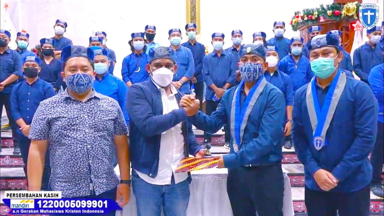 Prosesi sertijab PP GMKI/screeshot