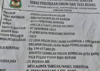 Gbr : Papan informasi proyek